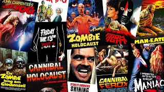 80er Filmsammlung Overview 🎃🔪 Horror 💀 🧠🫀 1980 - 1982 || DVD & Blu-Ray
