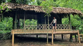 Girl Build a Complete Bamboo House | Bàn Thị Diết