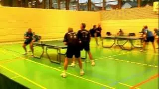 Tischtennis Doppel Kreisliga gegen Klein-Auheim