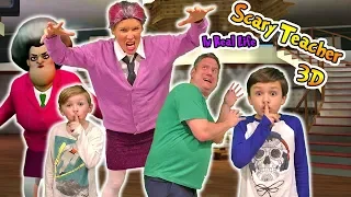 Scary Teacher 3D Game in Real Life Kids Skit