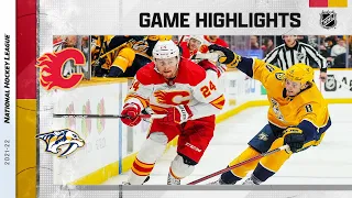 Flames @ Predators 4/19 | NHL Highlights 2022