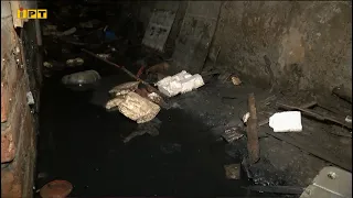 Мешканці будинку по вулиці Алмазній у Полтаві скаржаться на затоплені підвали