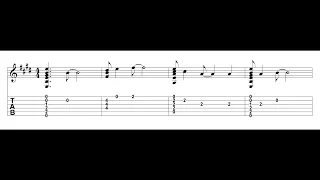 Nowhere Man - guitar solo tablature - Accurate!