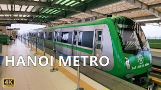 Hanoi Metro #1 | The View from Cat Linh to Ha Dong | Vietnam 4K