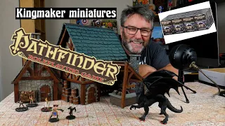 Kingmaker miniatures review & unboxing