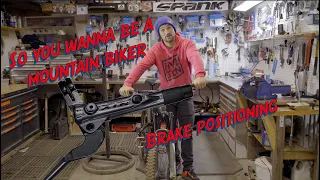 how to ride a mountain bike? Brake lever positioning