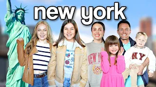 48 Hours in NYC: SURVIVING with 4 KIDS! | Family Fizz