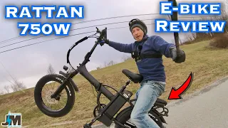 Rattan LM750 Fat Tire Folding E-bike Review~A 13ah 48v 750w Ebike but what is this on the back?