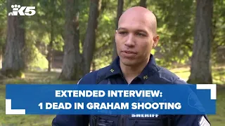 Extended interview: 1 killed in shooting at Graham residence