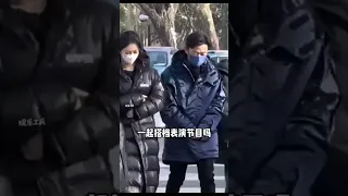 YangZi leaving CCTV Spring Festival Gala rehearsals with WangBaoqiang