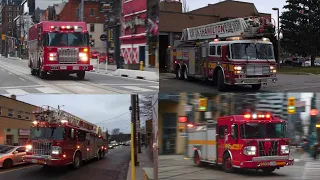 Fire Trucks Responding Compilation - Month of January 2024