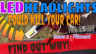 LED Headlights can fry your car?! CANBUS frequency interference SOLVED fix no start CEL + more