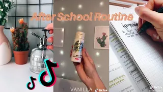 aesthetic after school routine tiktok compilations 🧃🤎