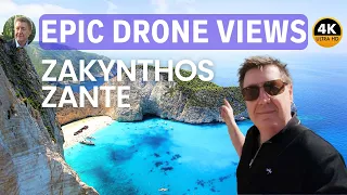 Greek Islands: Zakynthos - Zante Greece Travel 4k Drone