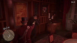 #RDR2 - HOW TO ROB THE BACKROOM GUNSMiTH POKER GAME iN SAiNT DENiS (NO BOUNTY)