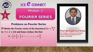 #5  | Fourier Series Problems| By Shafiqahmed