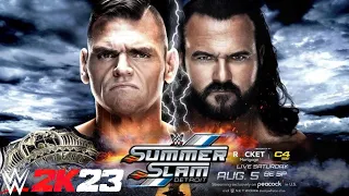 Gunther vs. Drew McIntyre - Intercontinental Championship Match - SummerSlam 2023