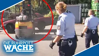 Mit dem Gabelstapler ins Auto! Frauenpower vs. Mülltaucher | Die Ruhrpottwache | SAT.1