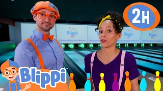 Fun at the Bowling Alley | Blippi and Meekah Best Friend Adventures | Educational Videos for Kids