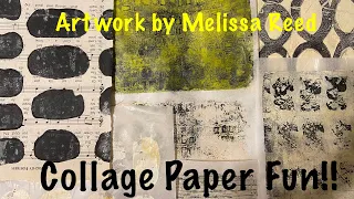 Black and White Collage Papers!