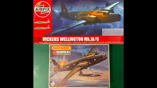 A TALE OF TWO WELLINGTONS! 1/72 Airfix 2018 v Matchbox 1975 Kits Review
