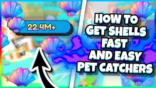 How To Get Shells Fast And Easy Pet Catchers Roblox