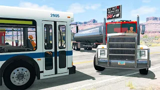 Bus and Truck Crashes #2 - BeamNG Drive | SmashChan