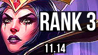 LEBLANC vs IRELIA (MID) | Rank 1 LeBlanc, Rank 3, 10/0/2, 7 solo kills | KR Challenger | v11.14