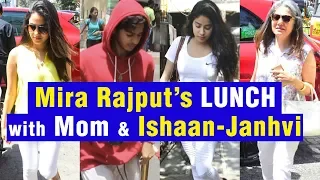 Janhvi Kapoor, Ishaan Khatter, Mira Rajput On A Lunch Date