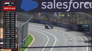 Big crash for Albon | 2024 Australian GP