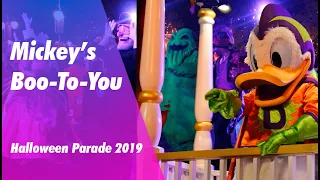 4k : Mickey’s Boo-To-You Parade 2019 - Not So Scary Halloween Party Magic Kingdom
