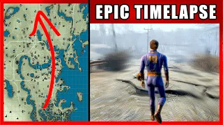 Walk Across the Map Timelapse | Fallout 4