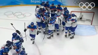 🏒 Slovakia upsets USA in Men's Ice Hockey | Highlights Beijing 2022 | USA v Slovakia