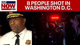 DC mass shooting: 7 men, 12-year-old girl wounded  | LiveNOW from FOX