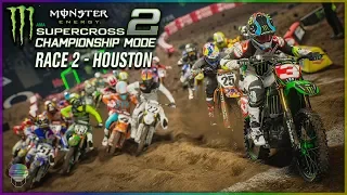 Houston Holeshot! | Race 2 | Monster Energy Supercross 2 Championship Mode