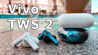 79$ ЗА ИДЕАЛЬНЫЙ БАЛАНС🔥 БЕСПРОВОДНЫЕ НАУШНИКИ VIVO TWS 2 ANC APTX Adaptive CVC 7,5 ч ТЕСТ МИКРОФОНА