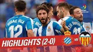 Highlights RCD Espanyol vs Valencia CF (2-0)