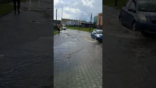 Andrychów, zalana ul. Przemysłowa 24.05.2024