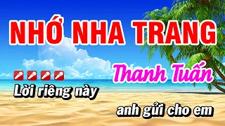 Nhớ Nha Trang Karaoke - Vọng Cổ Thanh Tuấn | Hoài Phong Organ