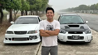 Subaru WRX STI Vs Toyota Chaser JZX100 : Quarter Mile ပြိုင်မောင်းခြင်း