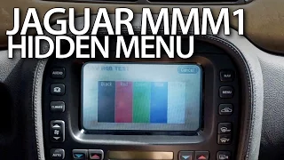 Jaguar MMM1 hidden menu S-Type, X-Type, XJ navigation service mode