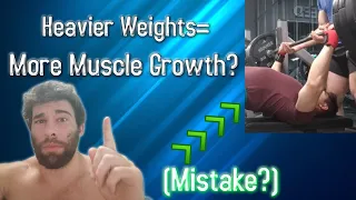 How HEAVY Should You Lift For Muscle Growth? (Avoid Mistakes!)