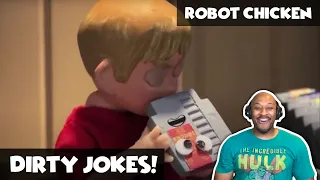 ROBOT CHICKEN Dirty Jokes Compilation [REACTION!]