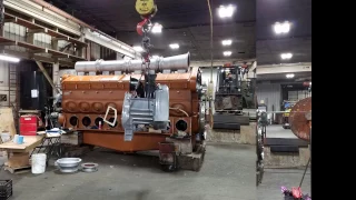 16 Cylinder 645 E7 EMD diesel Boneyard to Dyno