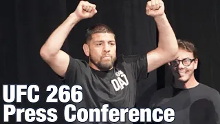 UFC 266 Press Conference: NICK DIAZ RETURNS