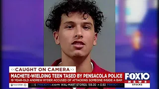 Machete-wielding teen tased by Pensacola PD