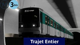 ROBLOX Métro Ligne 3bis | Trajet Entier