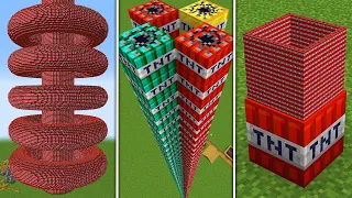 9 biggest tnt experiments in Minecraft