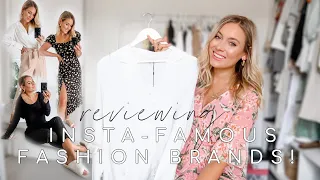 INSTA-FAMOUS CLOTHING BRANDS HAUL! | Pretty Lavish, Bershka + NA-KD! | Charlotte Beer