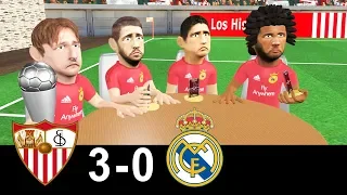 Sevilla vs Real Madrid 3-0 | Parody Goals | highlights | 26/09/2018